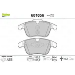 Sada brzdových destiček, kotoučová brzda VALEO 601056