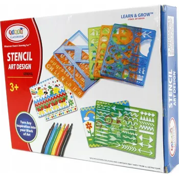 kreativní sada Výtvarná sada Midex pro kreslení spirografem