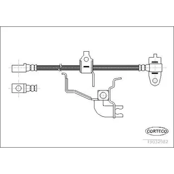 Brzdová hadice Brzdová hadice CORTECO 19032982