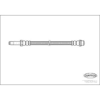 Brzdová hadice Brzdová hadice CORTECO 19030152