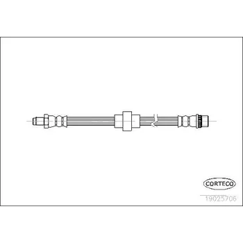 Brzdová hadice Brzdová hadice CORTECO 19025706