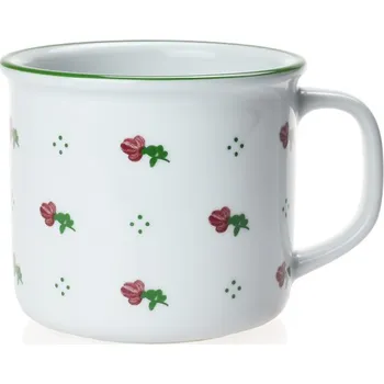 G.Benedikt 1882, Karlovy Vary Hrnek Retro "porcelánový plecháček" 350 ml dekor Q0072