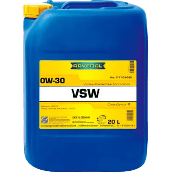 Auto-moto Motorový olej RAVENOL VSW 0W-30, 20L