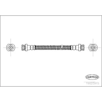 Brzdová hadice Brzdová hadice CORTECO 19025915