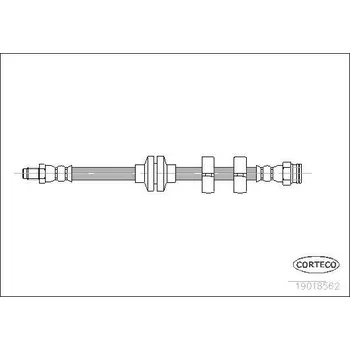 Brzdová hadice Brzdová hadice CORTECO 19018562