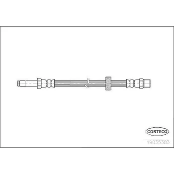 Brzdová hadice Brzdová hadice CORTECO 19035383
