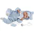 Panenka Llorens New Born realistická panenka se zvuky a měkkým látkovým tělem 44 cm