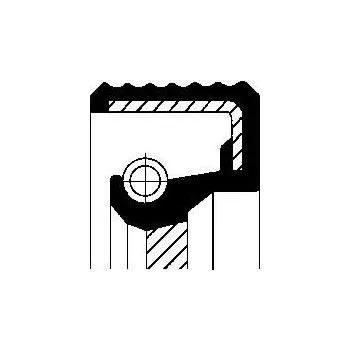 Těsnění motoru Těsnicí kroužek hřídele, klikový hřídel CORTECO 07011545B