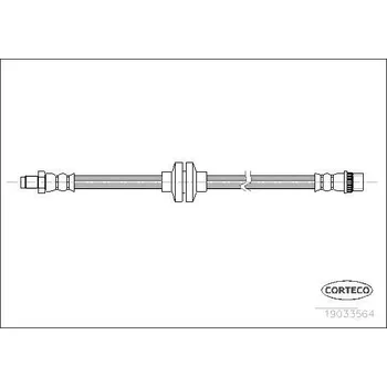 Brzdová hadice Brzdová hadice CORTECO 19033564