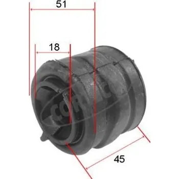 Stabilizátor nápravy Držák, Příčný stabilizátor CORTECO 80000096