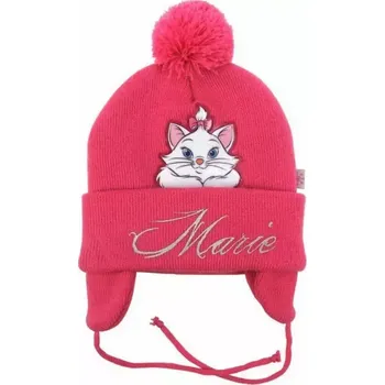 Čepice Zimní baby čepice "Kočka Marie" ušanka červená