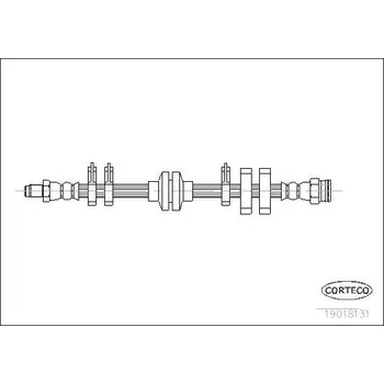 Brzdová hadice Brzdová hadice CORTECO 19018131