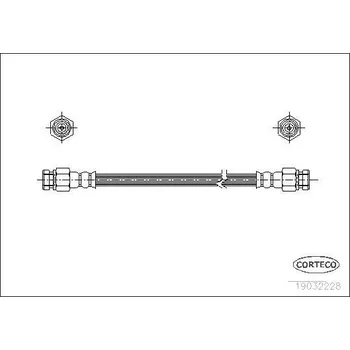Brzdová hadice Brzdová hadice CORTECO 19032228