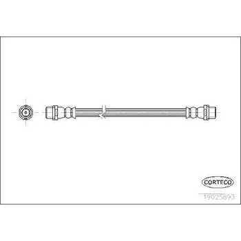 Brzdová hadice Brzdová hadice CORTECO 19025893