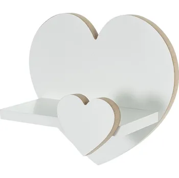 police Yellow Tipi police srdíčka 32x16x2 9 Cm levá bílá