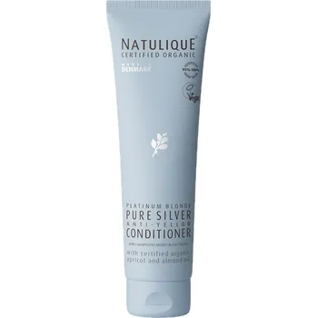 NATULIQUE Pure Silver Conditioner - Fialový kondicionér neutralizující teplé blond odstíny 150 ml