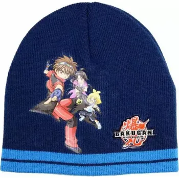 Čepice Zimní čepice Bakugan modrá se světlým lemem