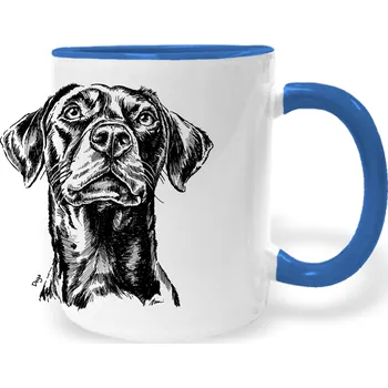 Hrnek - Doga Barva: Modrá