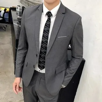 Pánský formální oblek MC121 Velikost: L, Barva (Varianta): Sada 2 ks tmavě šedá