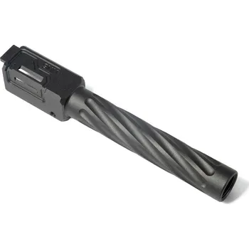 Sportovní střelba TTI AIRSOFT CNC fixní vnější hlaveň pro TM/WE G 17/18C Gen.3, +11mm závit - černá