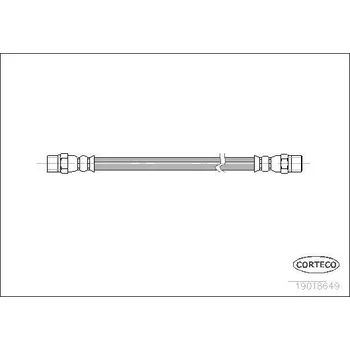 Brzdová hadice Brzdová hadice CORTECO 19018649