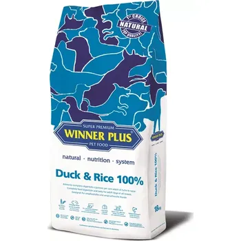 Krmivo pro psa Winner Plus Duck & Rice 100% ( Kachna s Rýží ) - 3kg