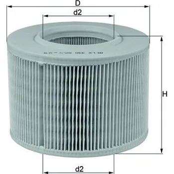 Vzduchový filtr Vzduchový filtr MAHLE LX 330