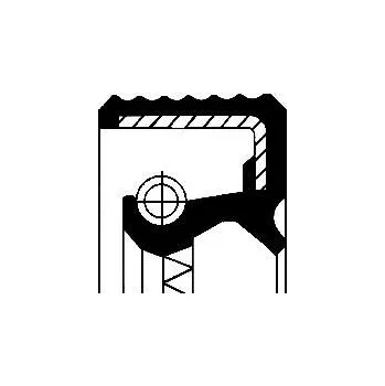 Těsnicí kroužek hřídele, diferenciál CORTECO 01026687B