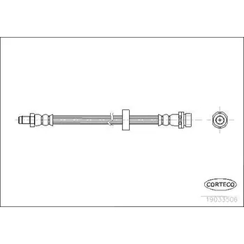 Brzdová hadice Brzdová hadice CORTECO 19033506