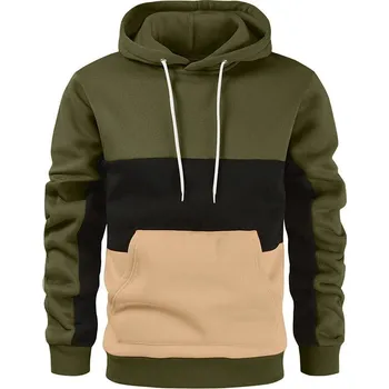 Pánská mikina Pánský mikina trojbarevná Barva: Zelená, Velikost: 2XL