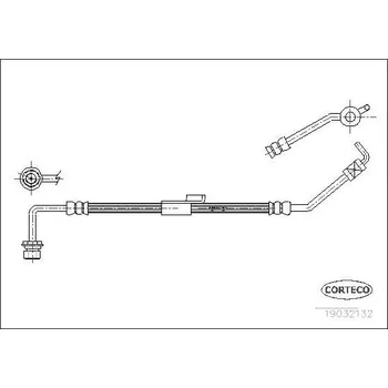 Brzdová hadice Brzdová hadice CORTECO 19032132
