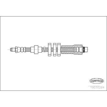 Brzdová hadice Brzdová hadice CORTECO 19030284