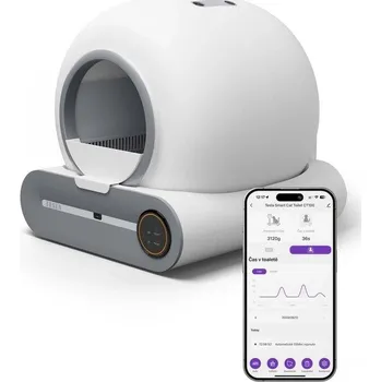 Toaleta pro kočku TESLA Smart Cat Toilet CT100 50,5 x 48 x 52,5 cm bílá