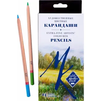 Kresba Umělecké pastelky Nevskaya Palitra Master Class - 24 barev