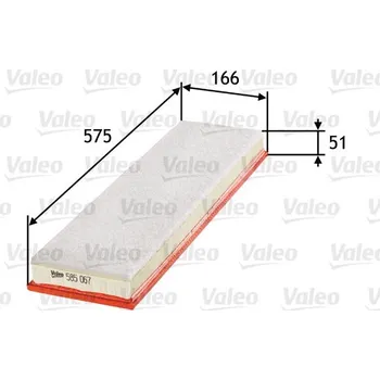 Vzduchový filtr Vzduchový filtr VALEO 585067