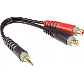 Audio kabel Kabel RCA - jack 6,3 mm Klotz AYS-4 0,2 m