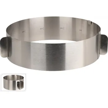 Nádoba na pečení Forma dortová kulatá nastavitelná 16-30cm, nerez