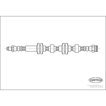 Brzdová hadice Brzdová hadice CORTECO 19031593