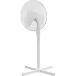 Stojanový ventilátor 40cm, 3 rychlosti, bílý, 50 W