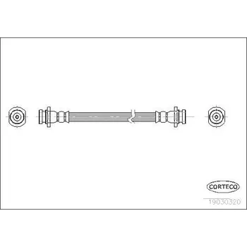 Brzdová hadice Brzdová hadice CORTECO COR19030320