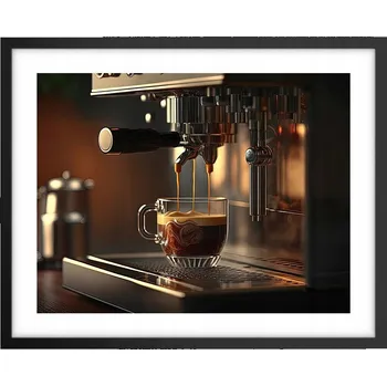 Obraz Foto obraz, plakát na zeď v černém rámu 50x40 káva, plakáty do obýváku
