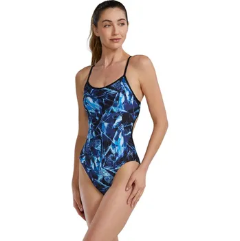 Dámské plavky Tyr Durafast Elite Trinityfit Reflecta Blue Ice XS - UK30