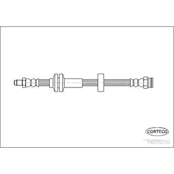 Brzdová hadice Brzdová hadice CORTECO 19035270