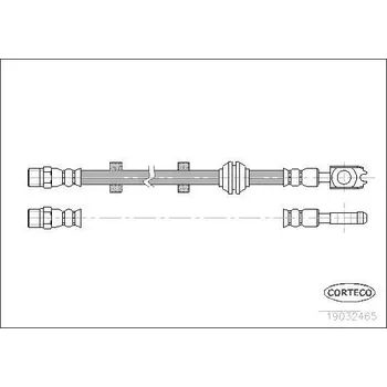 Brzdová hadice Brzdová hadice CORTECO 19032465