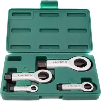 Střihače poškozených, přirezlých matic 9 - 27 mm, sada 4 kusů - JONNESWAY AG010109A