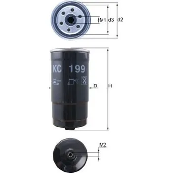 Palivový filtr Palivový filtr KNECHT KC 199