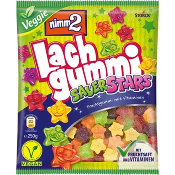 Bonbon Nimm2 Lachgummi SauerStars 250 g