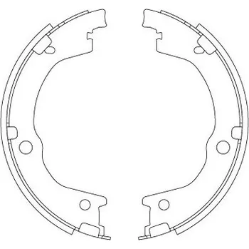 Brzdová čelist Sada brzdových čelistí, parkovací brzda TRW GS8829