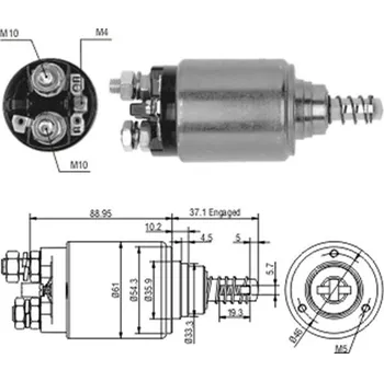 Startér Automat startéru - Fiat IHC AME0187