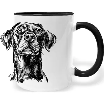 Hrnek - Doga Barva: Černá